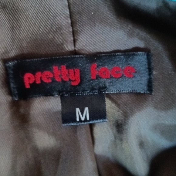 Nice khaki green suede modern military blazer with lots of pockets - Picture 6 of 6